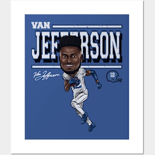 Van Jefferson Los Angeles R Cartoon Posters and Art